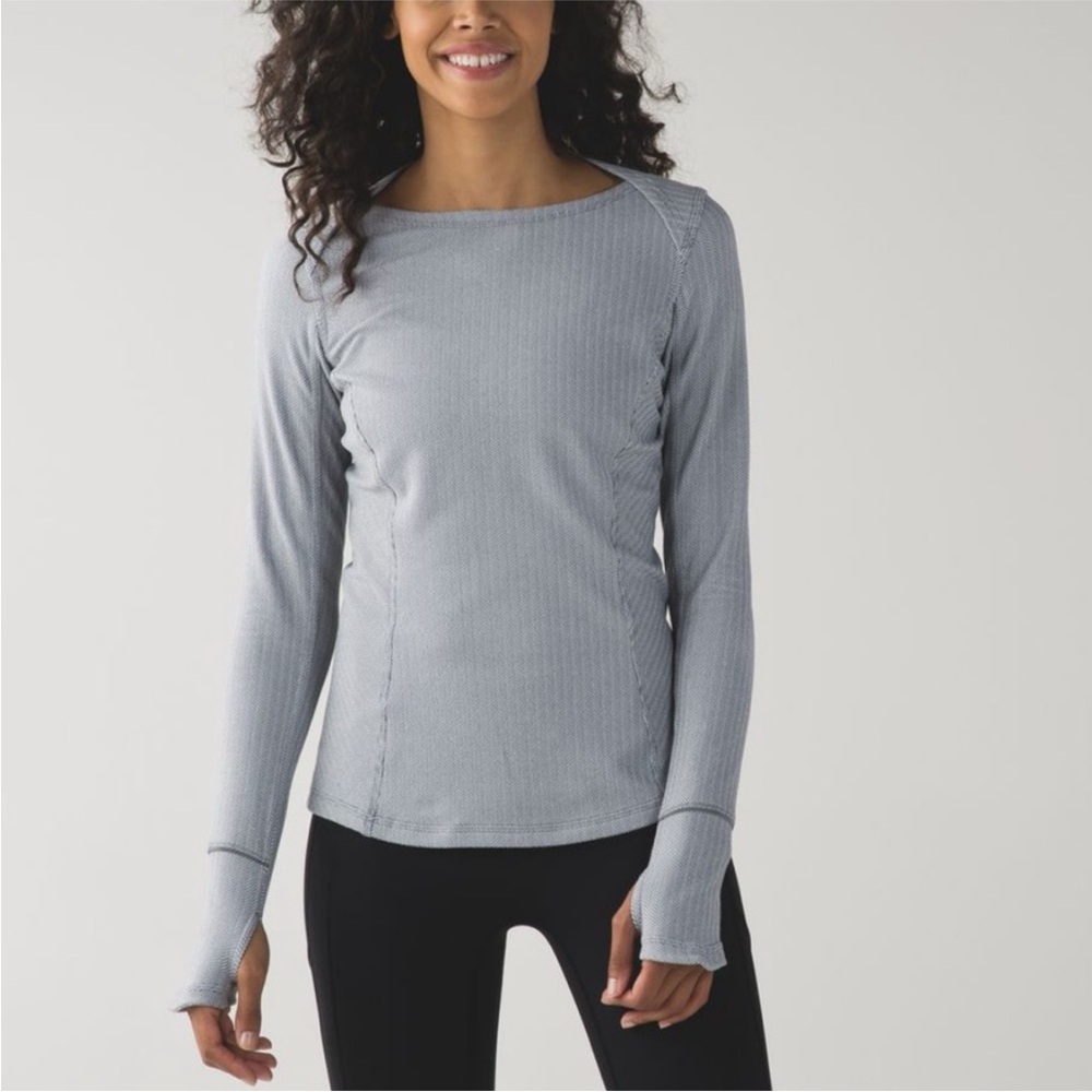 Lululemon Kanto Catch Me Long Sleeve Sz 6 Excellent Condition